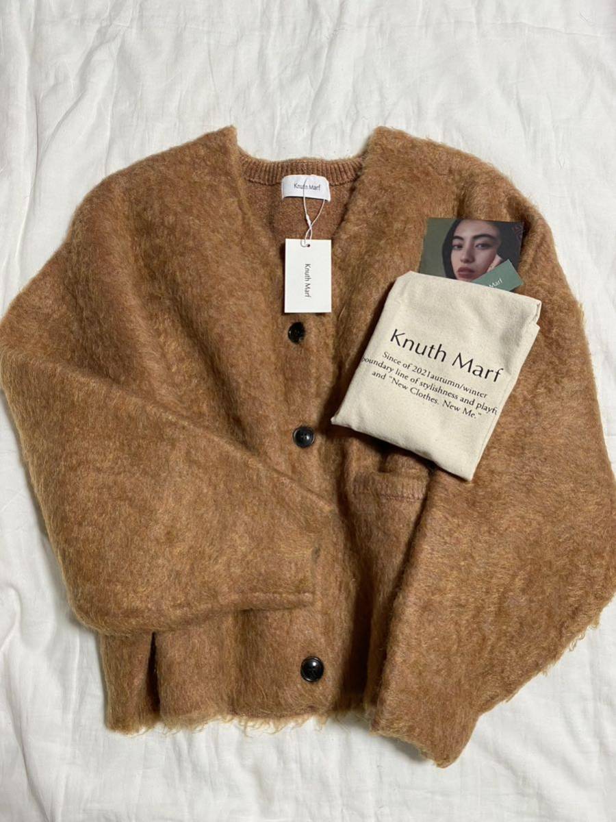 新作送料無料 knuth Marf クヌースマーフ ミックスモヘアカーディガン