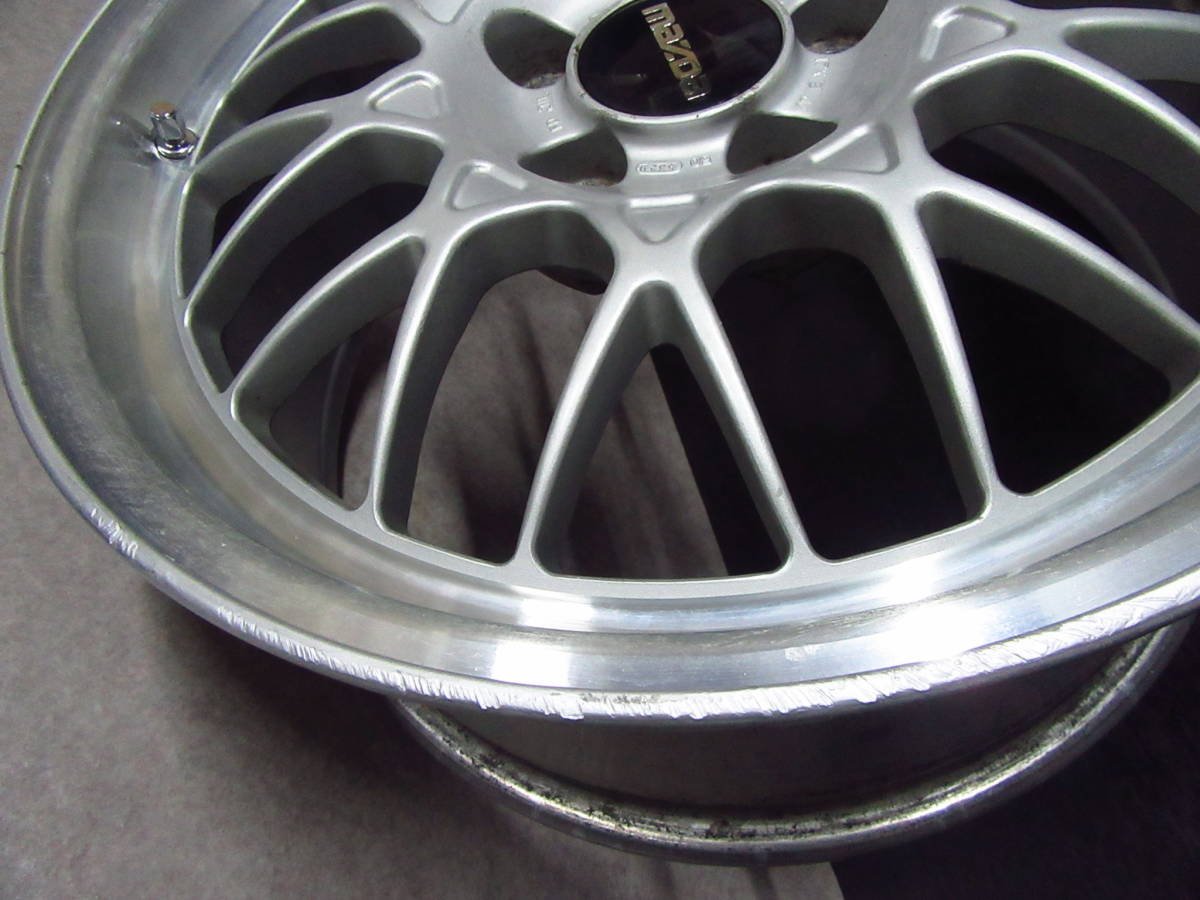 絶版品 超希少 マツダ mazda RX-7 FD3S Type-R バサースト 純正 OP BBS 17インチ 鍛造品 FORGED FC3S アンフィニの画像6