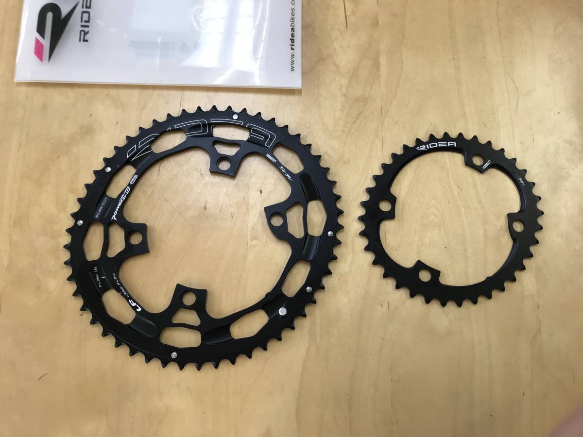 RIDEA POWERRING チェーンリング Lami-Flow 52/36T W2TLF リデア