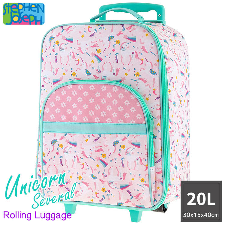 希少 黒入荷! 20L 総柄 ユニコーン キャリーバッグ ステファンジョセフ 女の子 Joseph Stephen スーツケース 機内持ち込み キャリーバッグ 希少 黒入荷! 20L 総柄 ユニコーン キャリーバッグ ステファンジョセフ 女の子 Joseph Stephen スーツケース 機内持ち込み キャリーバッグ