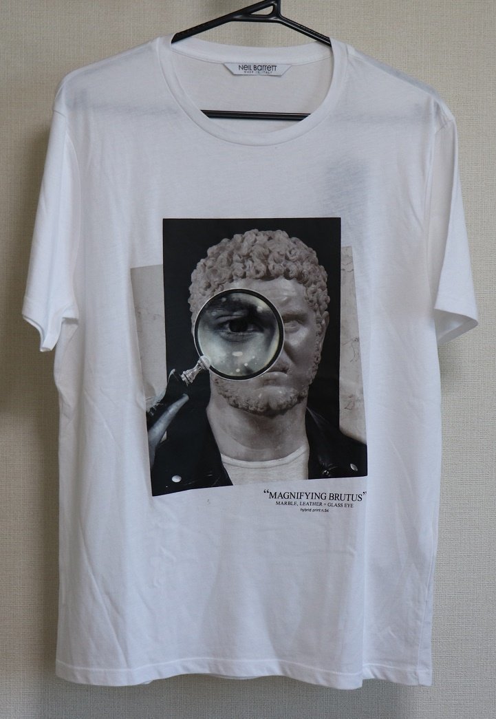 日本産】 ニール バレットNeil Barrett新品メンズTシャツS46200円