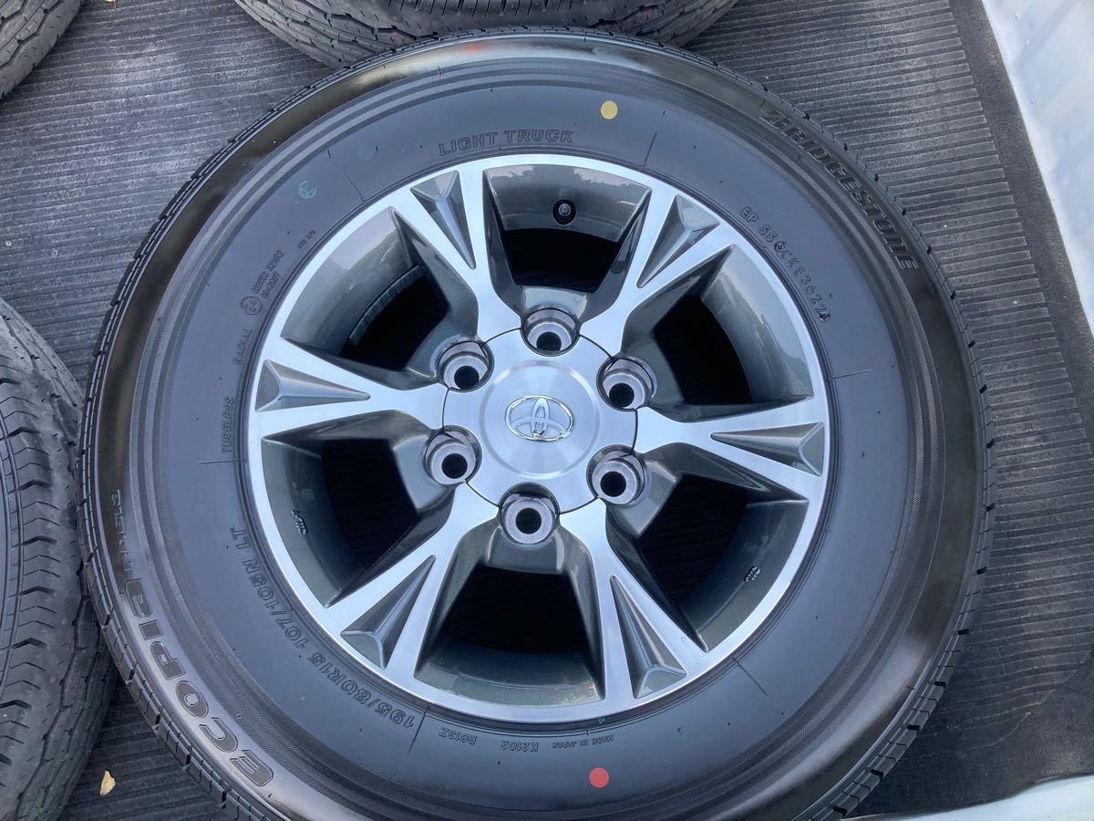 ハイエース 純正タイヤ ホイールセット 新車外し 200系ハイエース 新車外し 純正ホイール タイヤセット|Yahoo