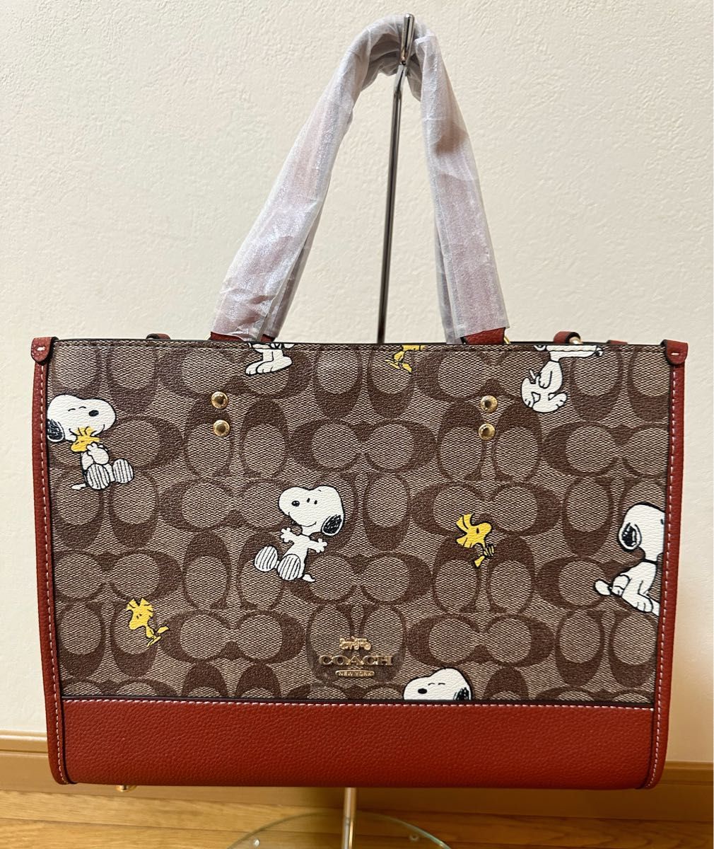 新品COACH X PEANUTS】シグネチャー スヌーピー - ruizvillandiego.com