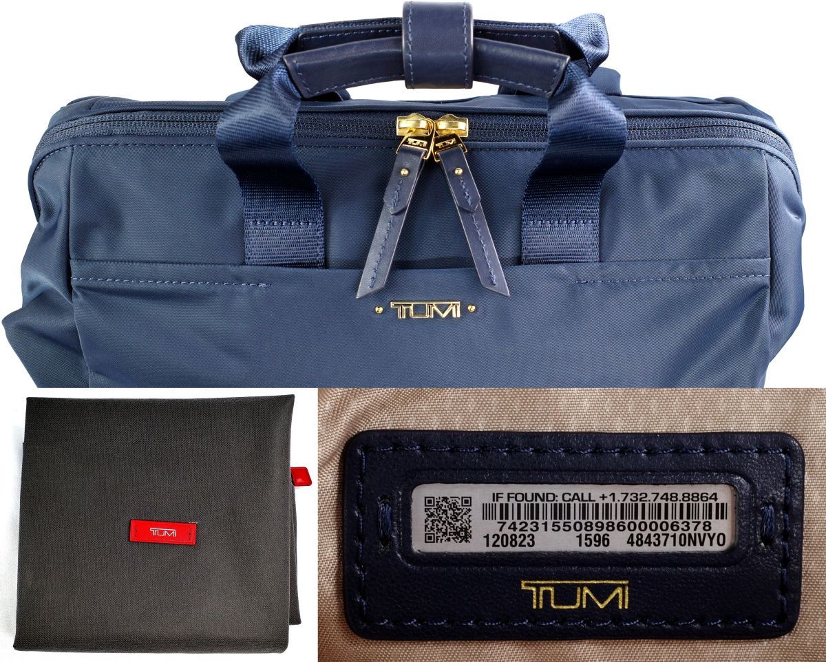 TUMI・トゥミ 4843710　Voyageur『イザベル』フレーム・バックパック　ネイビー【未使用品・新品】　903399_画像10