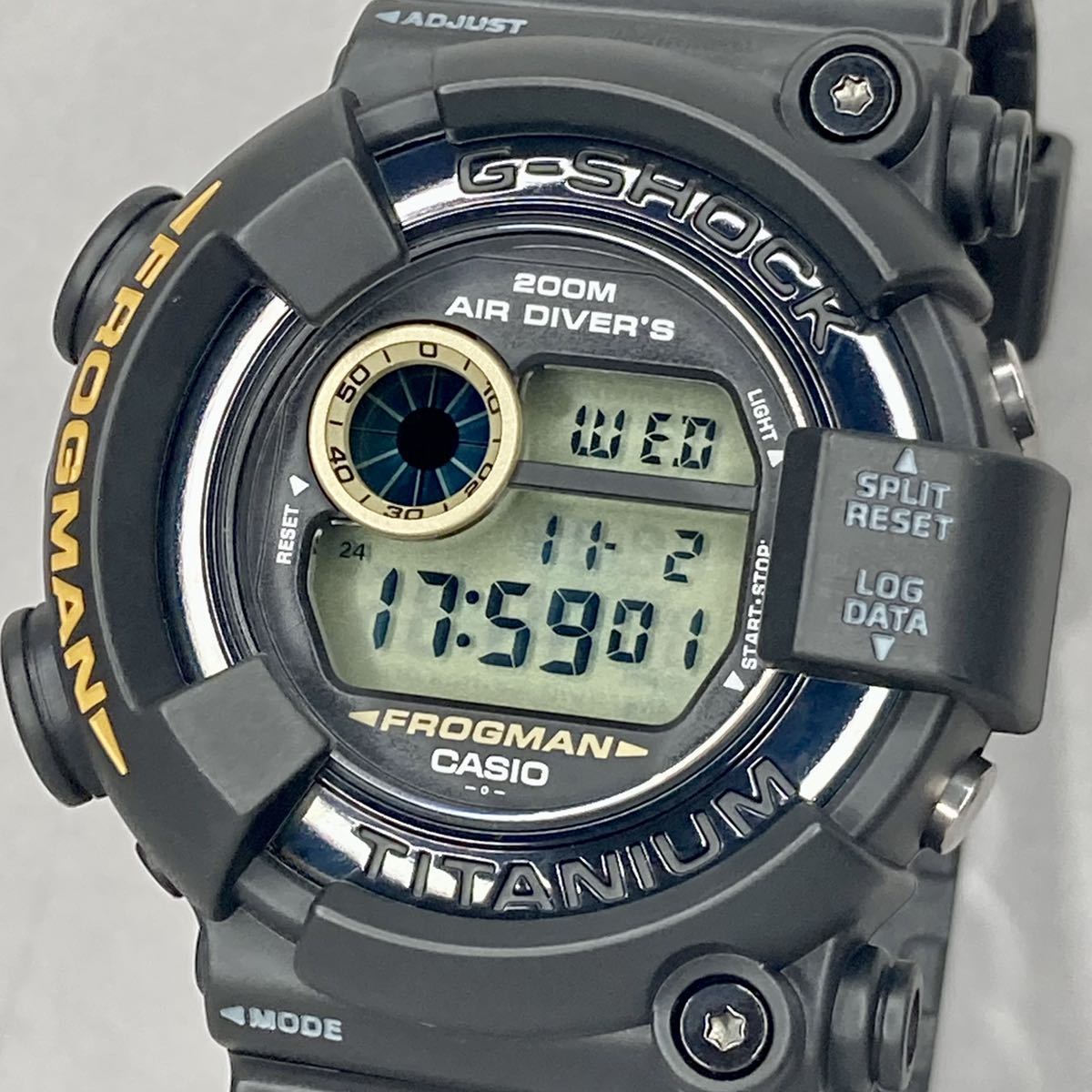 好評NEW】 ヤフオク! - 希少品 CASIO G-SHOCK FROGMAN/DW-8200Z-1T