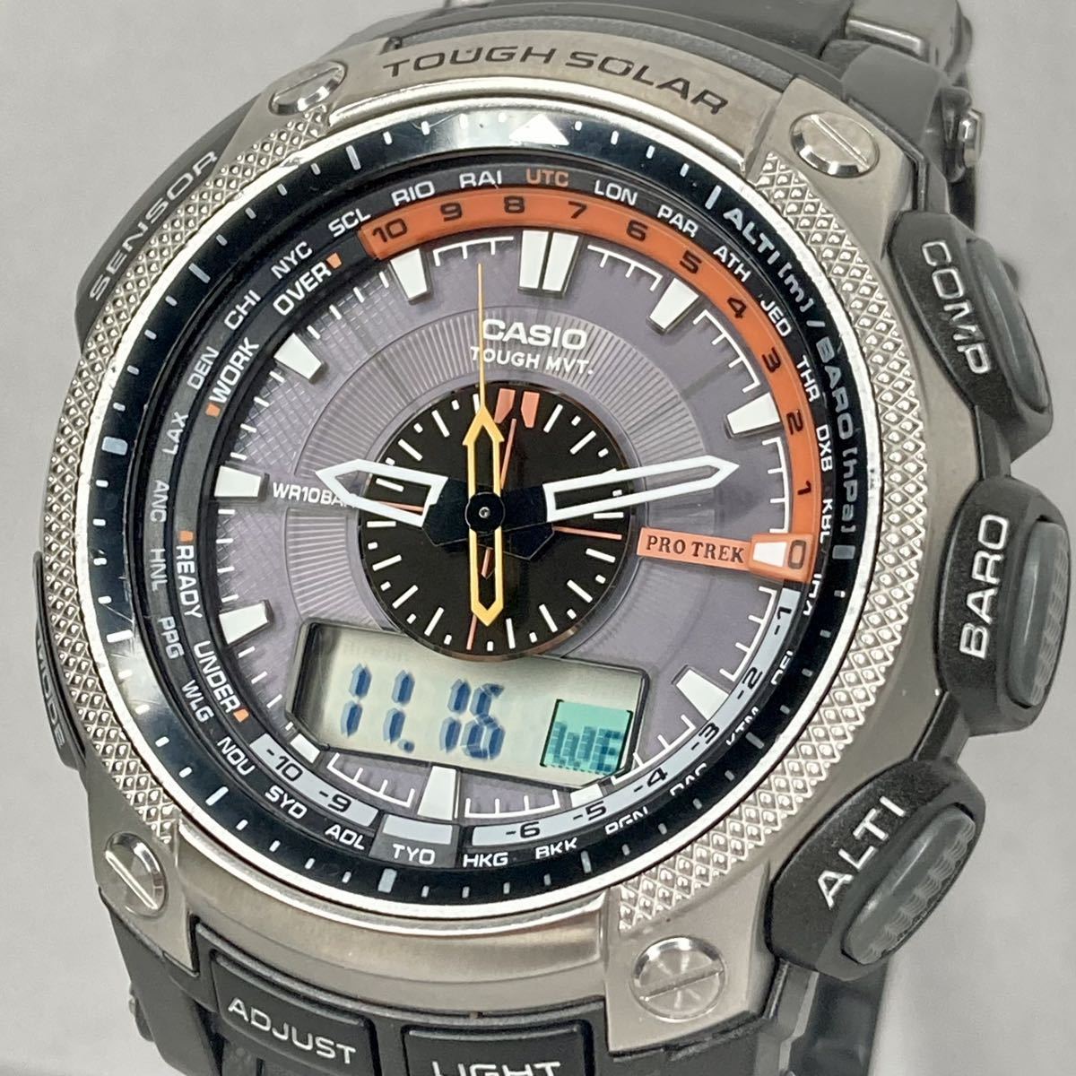 Yahoo!オークション - 美品CASIO PROTREK PRW-5000-1JF