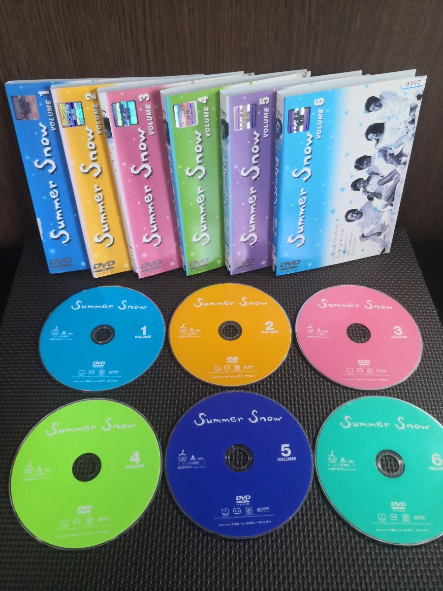 サマースノー　Summer　Snow 　　DVD全6巻 完結　堂本剛　広末涼子　今井翼　小栗旬　池脇千鶴　中村俊介