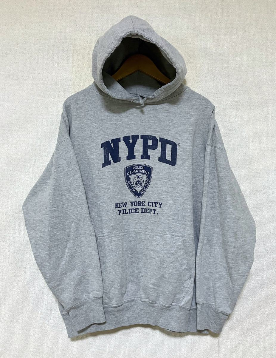 NYPD ニューヨーク市警察 スウェットパーカー NEW YORK CITY POLICE 