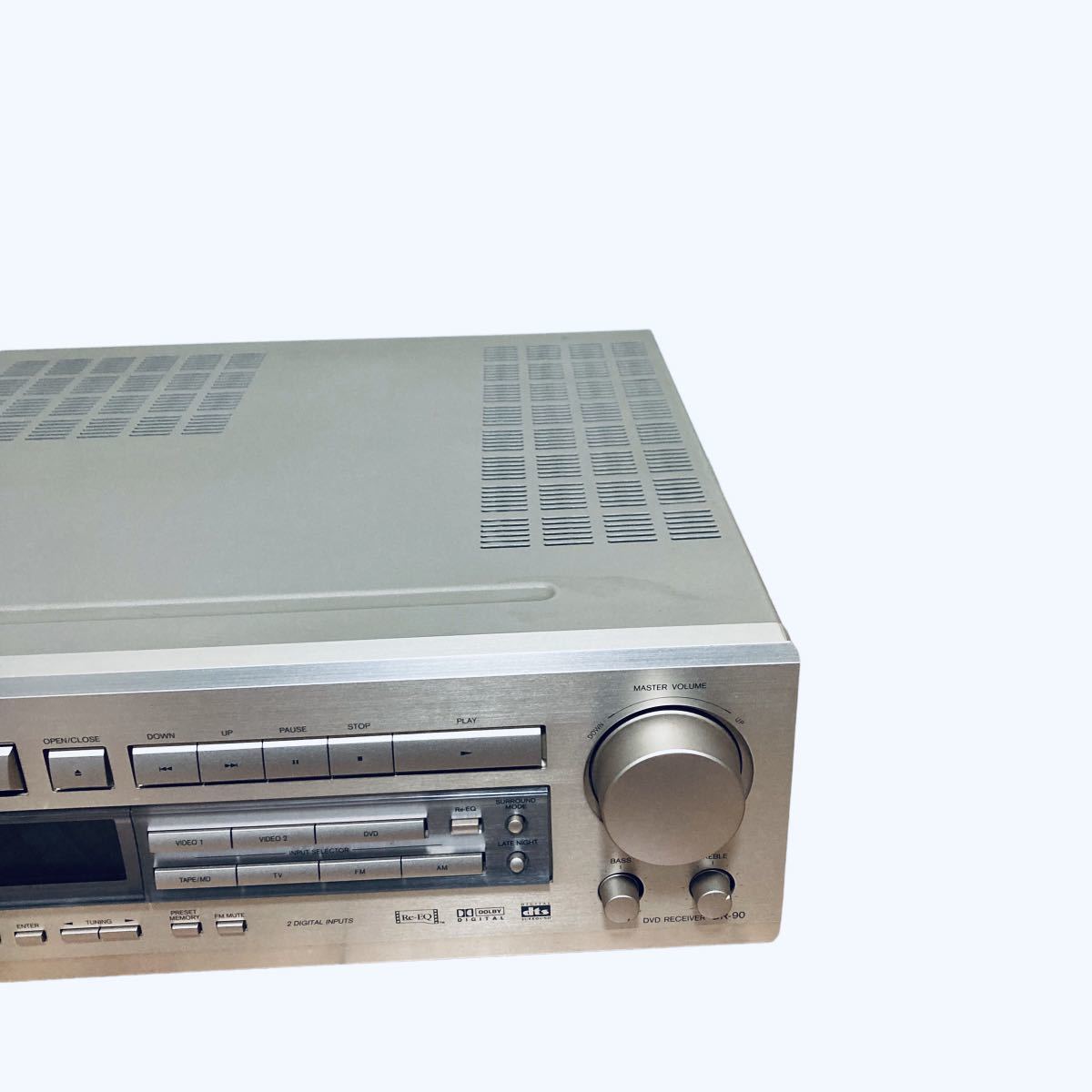 ONKYO オンキョー DR-90 DVDプレーヤー AVアンプ リモコン付属 管理番号77001009 
