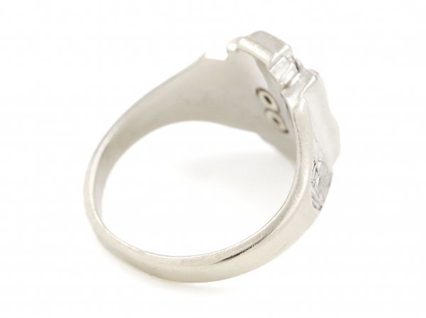 1968 год JOSTENS Vintage 10K белое золото кольцо "college ring" Lincoln . изображение направляющие сплиттер 10 чистое золото синий камень кольцо 