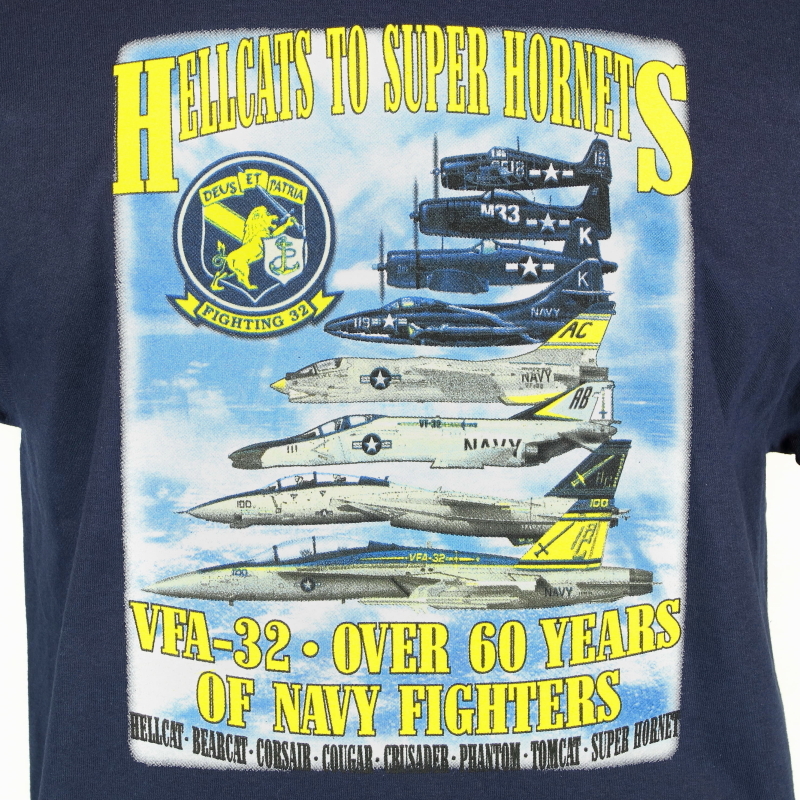 VFA-32 "Fighting Swordsmen" レガシーTシャツ Sサイズの画像3