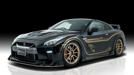  ROWEN  GT-R GTR R35  после рестайлинга   передний  racing   спойлер  FRP+Wet Carbon  неокрашенный  1N005A10 ROWEN WORLD PLATINUM ... платиновый ...