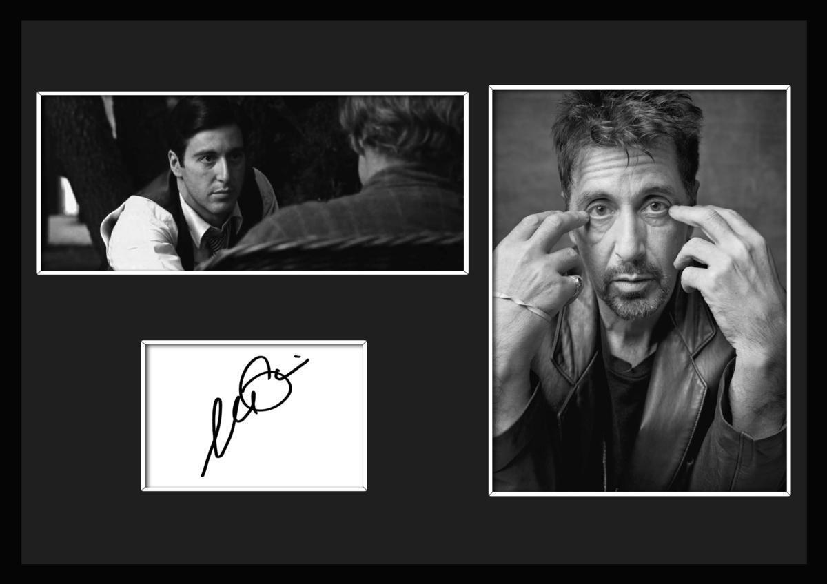 10種類!Al Pacino/アル・パチーノ/サインプリント&証明書付きフレーム/BW/モノクロ/ディスプレイ (6-3W)_画像1
