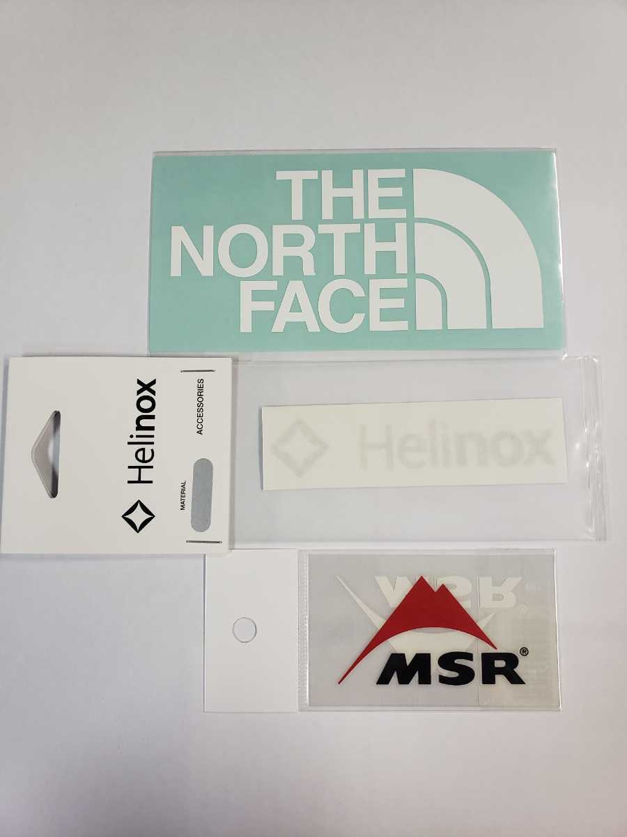 送料無料 ノースフェイス ヘリノックス MSR カッティングステッカー 正規品 の画像1