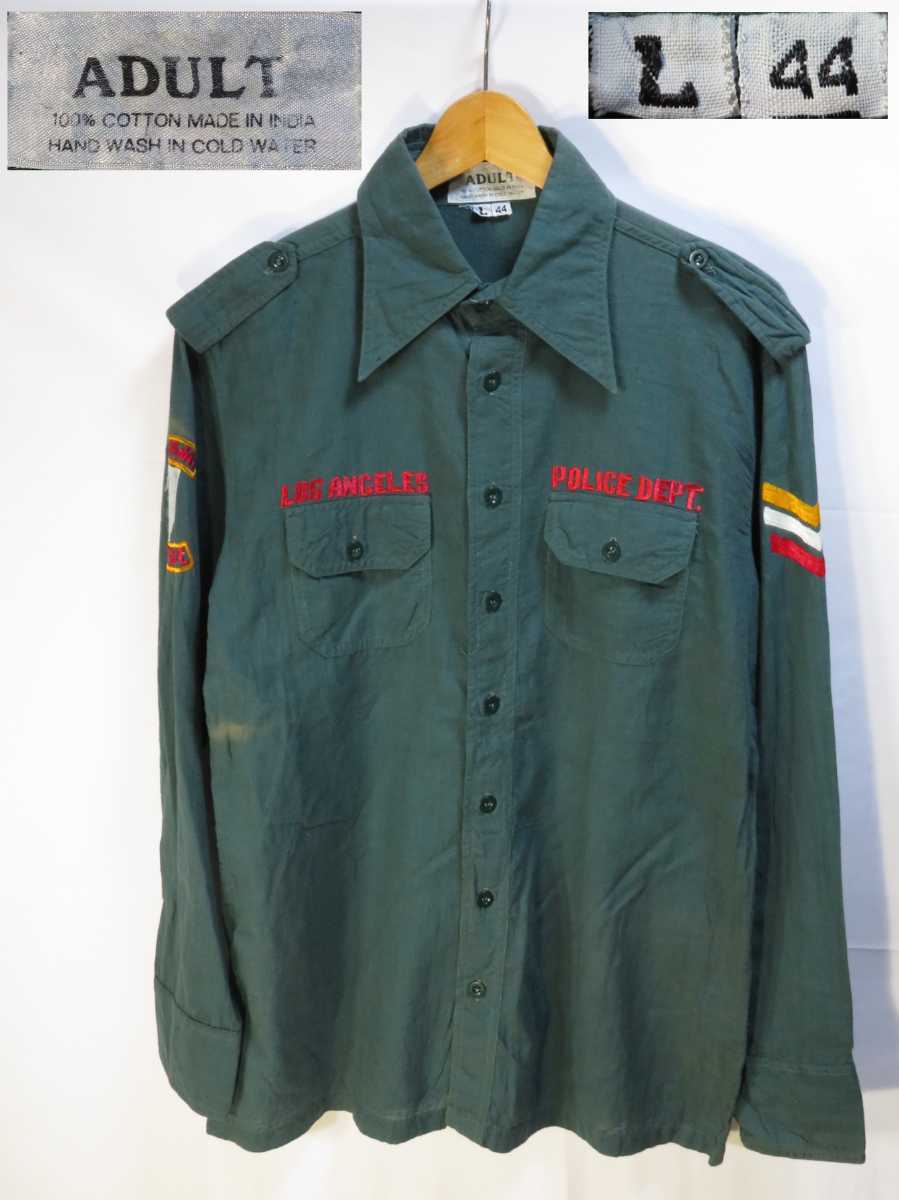 クリスマスツリー特価! 希少品☆L(44)【LOSANGELES PATROL/ビンテージ