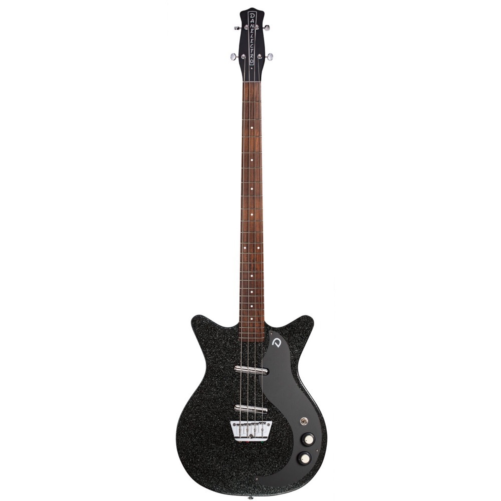 Danelectro 59DC SHORT SCALE BASS BLACK METALFLAKE エレキベース www