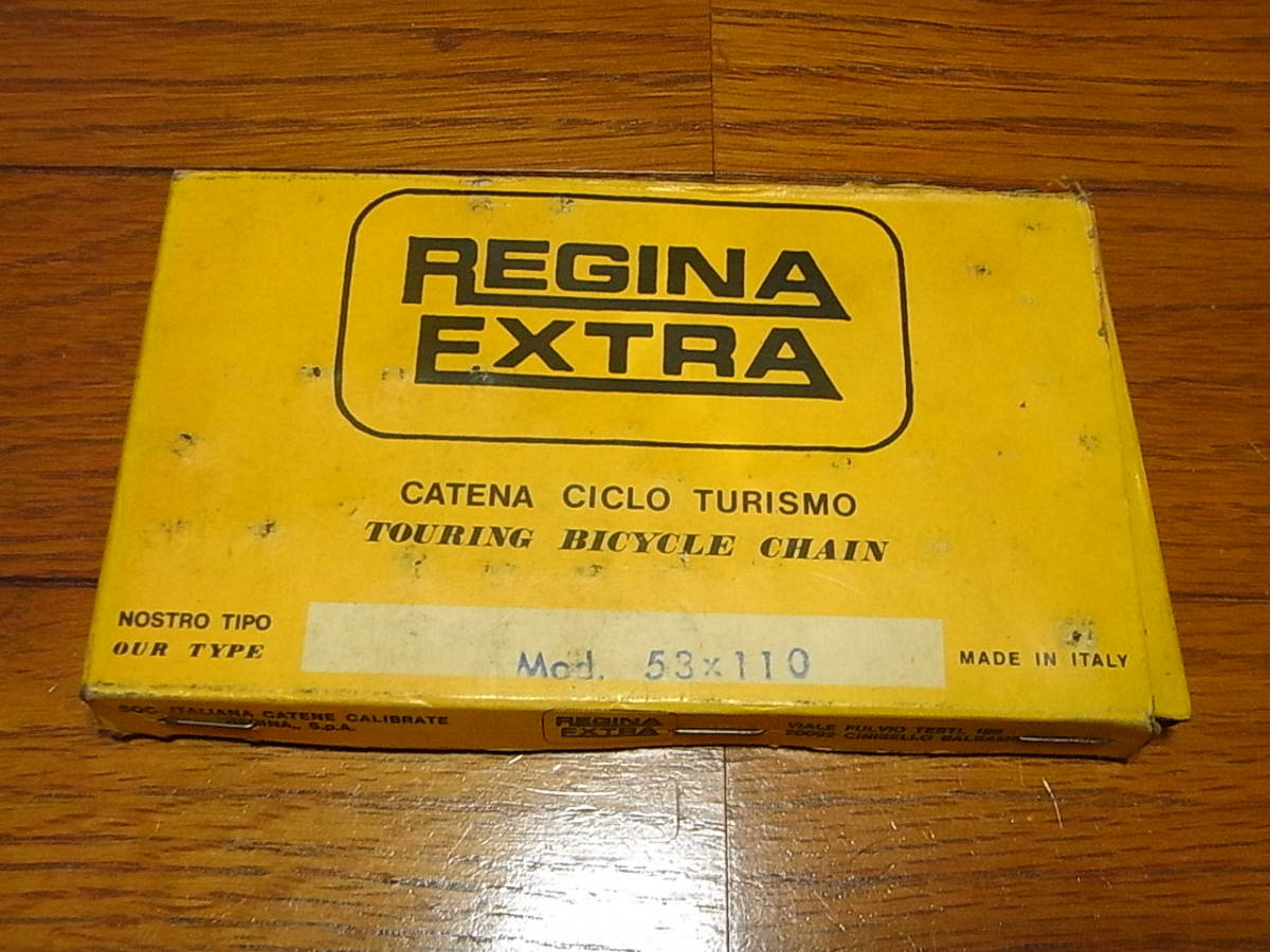 大人の上質  激レア　イタリア製　REGINA EXTRA　レジナ エクストラ　チェーン　未使用品　ヴィンテージ　DE ROSA　COLNAGO　CHINELLI　BIANCHI ビンテージパーツ