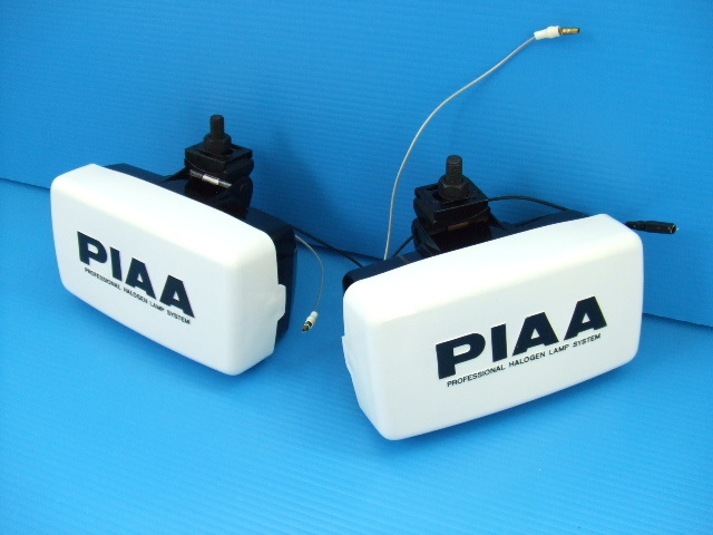  new goods PIAA60 foglamp & spot lamp H3 valve(bulb) old car Piaa assistance light rectangle square shape clear lens light cover Showa era truck off-road that time thing 