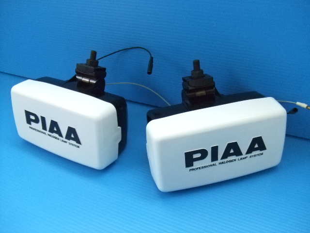 新品 PIAA60 フォグランプ＆スポットランプ H3バルブ 旧車 ピア 補助灯 角型 角形クリアレンズ ライトカバー昭和オフロード当時物 元箱なし_画像6