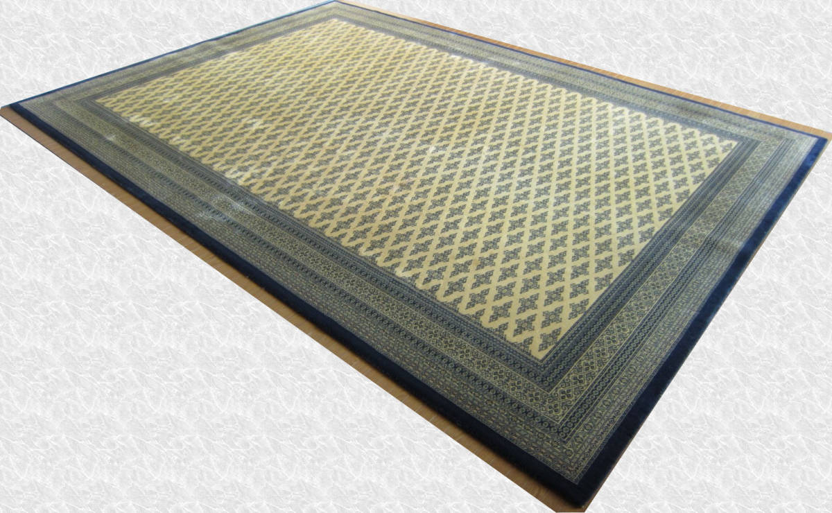 【350×245】ベルギー製絨毯・カーペット／ウール／機械織り■2536-60 2B