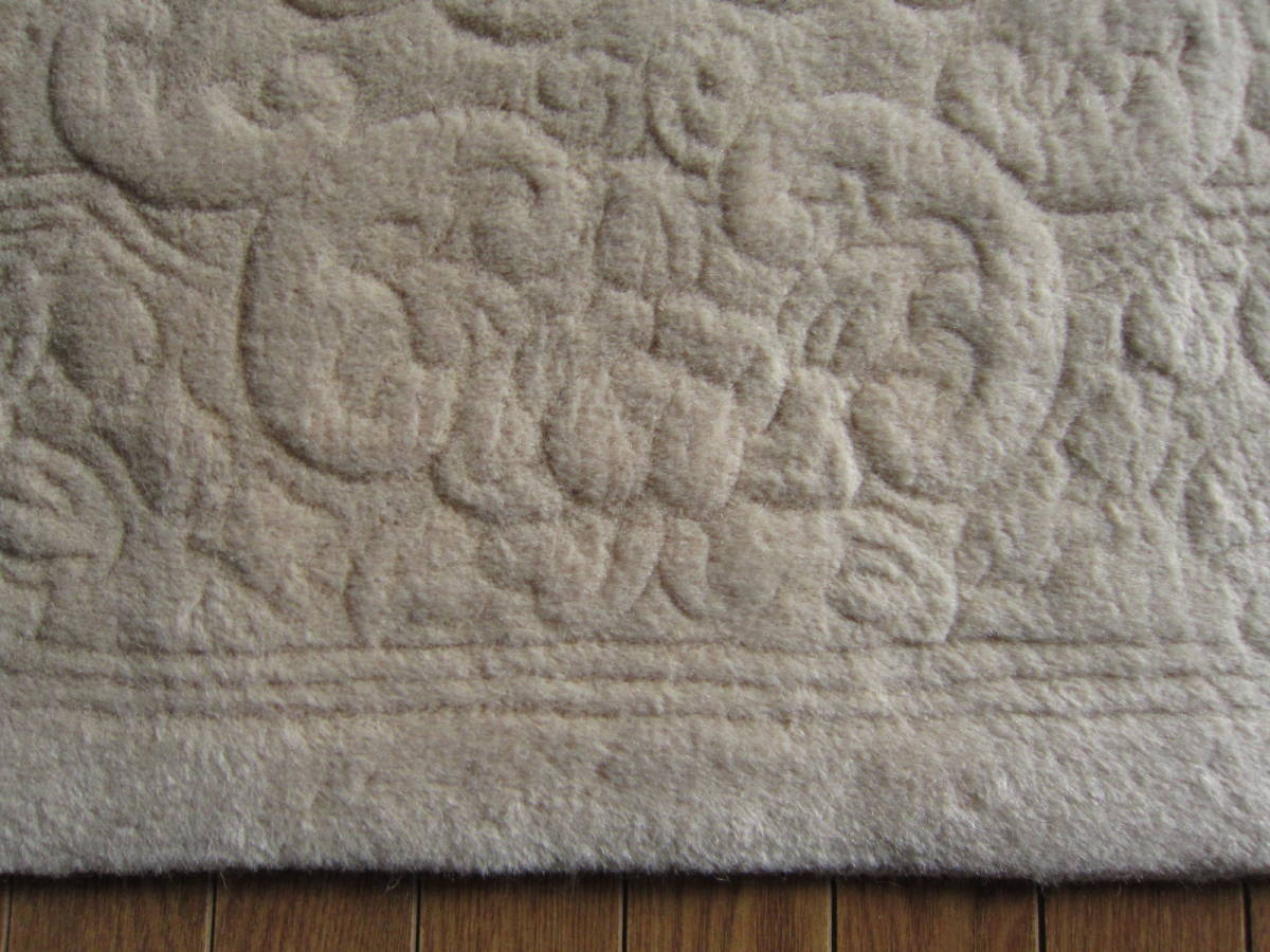 【121×70】ウール◆中国産絨毯・カーペット・ラグ・マット■2651-9_画像8
