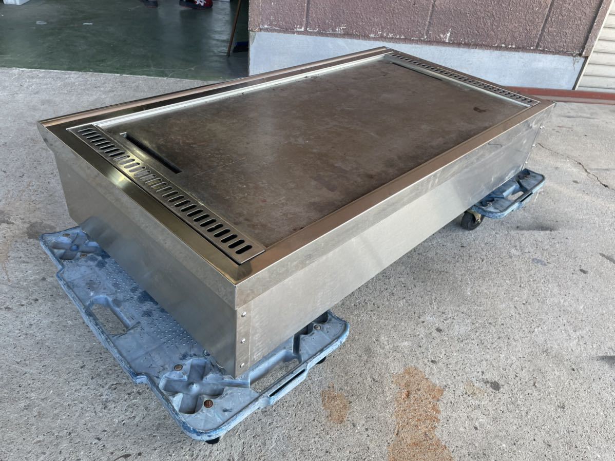 Yahoo!オークション - 業務用 鉄板焼器 都市ガス用 Yahoo!オークション - 業務用 鉄板焼器 都市ガス用