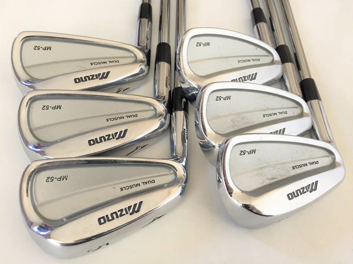 左 レフティ ミズノ MIZUNO MP-52 アイアン 5-PW 6本 NS PRO 950 S