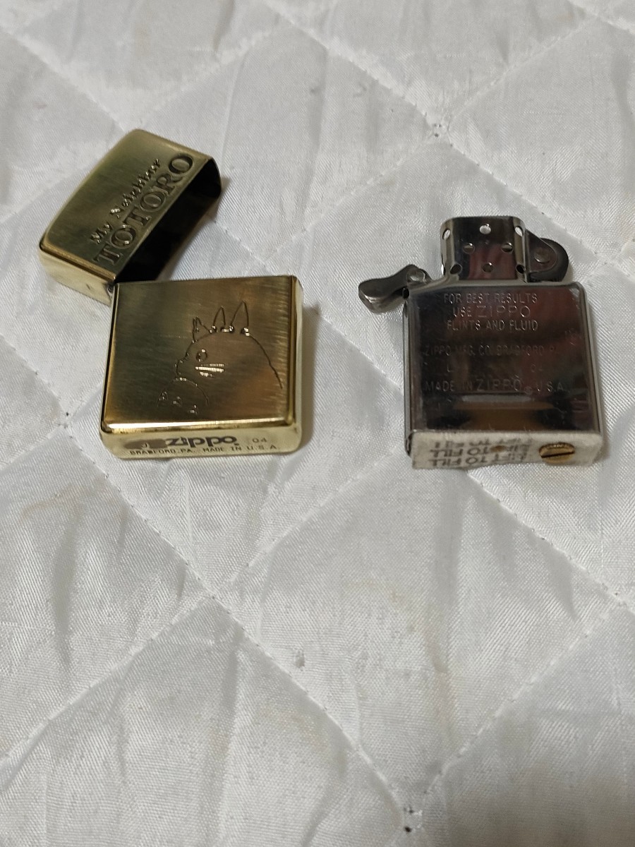 【祝　ジブリパーク】激レア　スタジオジブリzippo　となりのトトロ　　トトロ　シリアルナンバー木箱入り