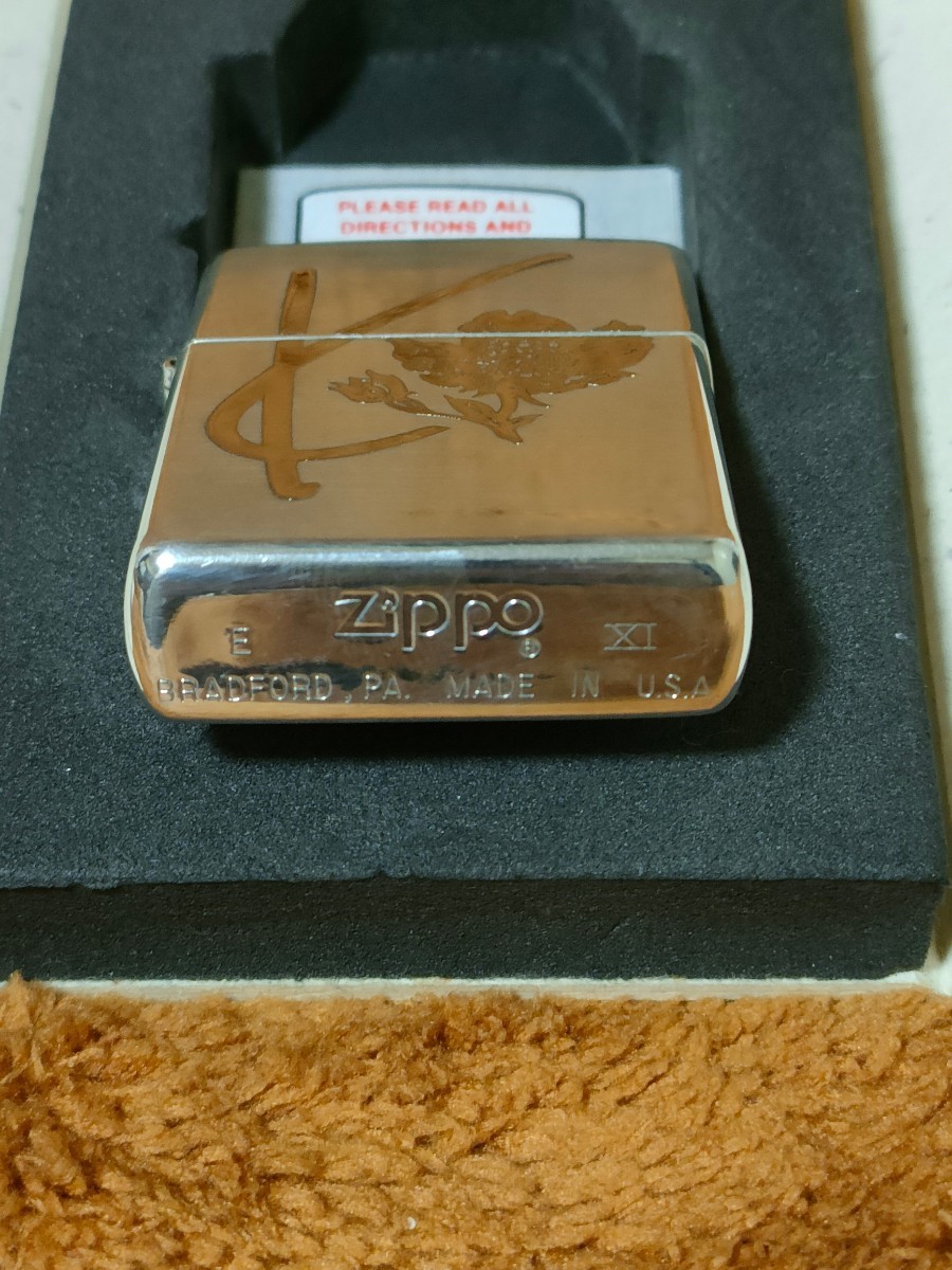 ビンテージ 1995 年製 XI ジッポ ケンゾー バラ ZIPPO KENZO ビンテージ 1995 年製 XI ジッポ ケンゾー バラ ZIPPO KENZO