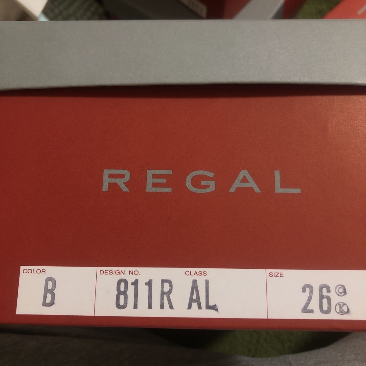 【送料無料】リーガル(REGAL)ビジネスシューズ811R AL ブラック 新品箱有り26.0cmの画像8