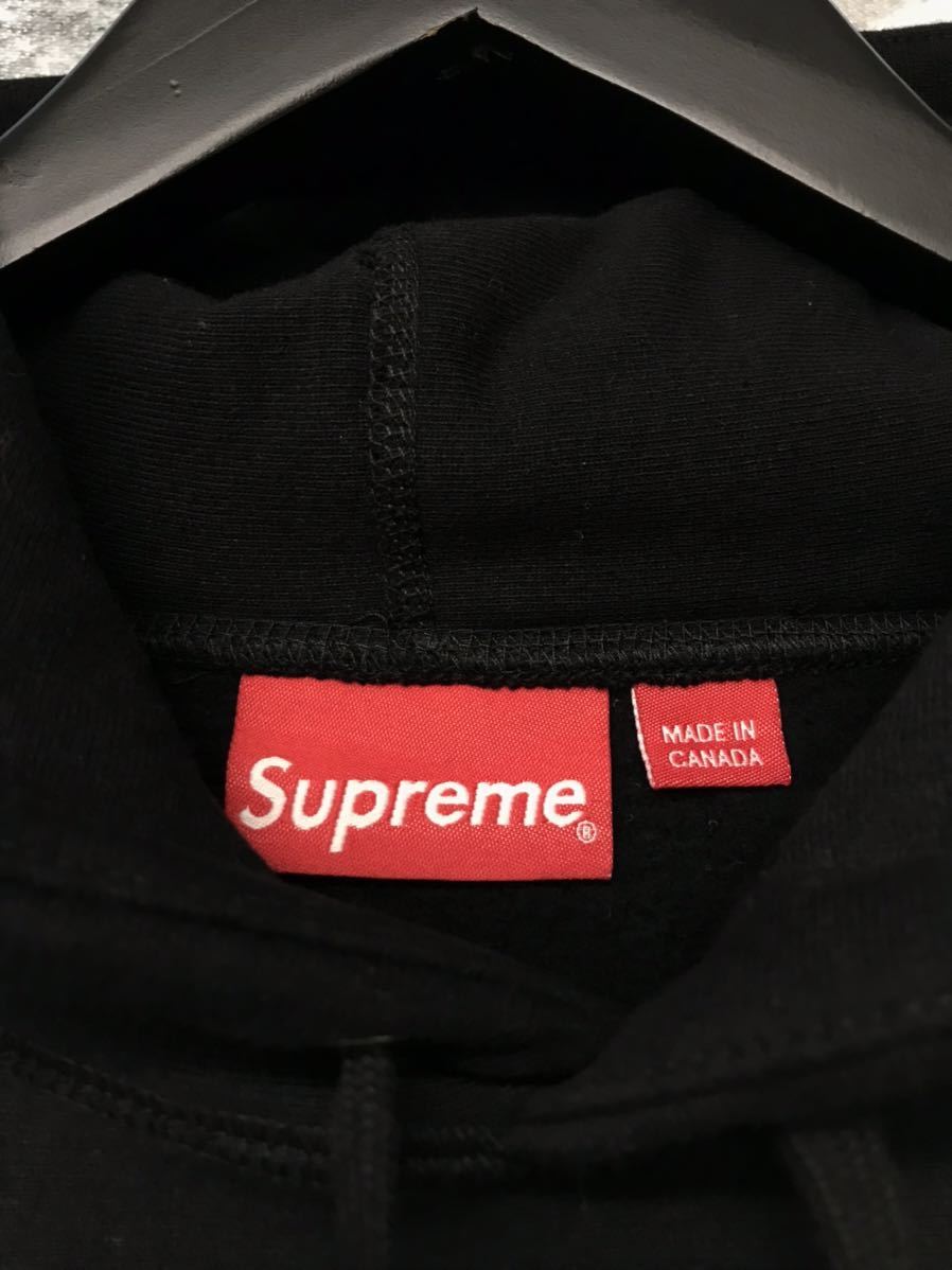 極美品★SUPREME シュプリーム★17AW Box Logo Hooded Sweatshirt ボックスロゴフーデッドプルオーバースウェットパーカー_画像4