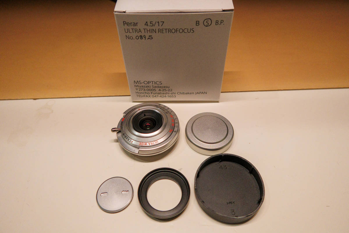 ほぼ新品・超美品】宮崎光学 MS-OPTICAL MS-OPTICS PERAR 4 5 ほぼ新品・超美品】宮崎光学 MS-OPTICAL MS-OPTICS PERAR 4 5