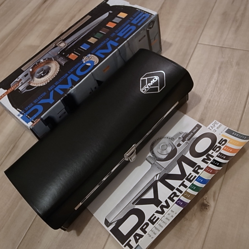 DYMO M-55 TAPEWRITERセット(ダイモ) DYMO M-55 TAPEWRITERセット(ダイモ)