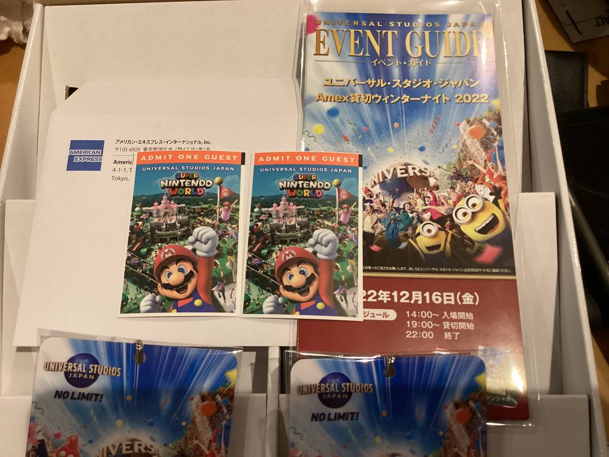 超美品の ニンテンドーワールド入場確約付き 2枚です 12 16 USJ AMEX