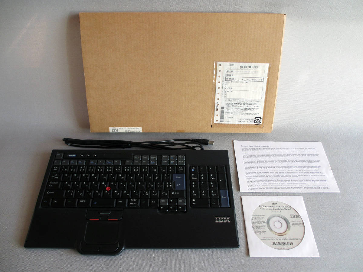 IBM (Lenovo) SK-8835 USBキーボード ウルトラナビ トラック IBM (Lenovo) SK-8835 USBキーボード ウルトラナビ トラック
