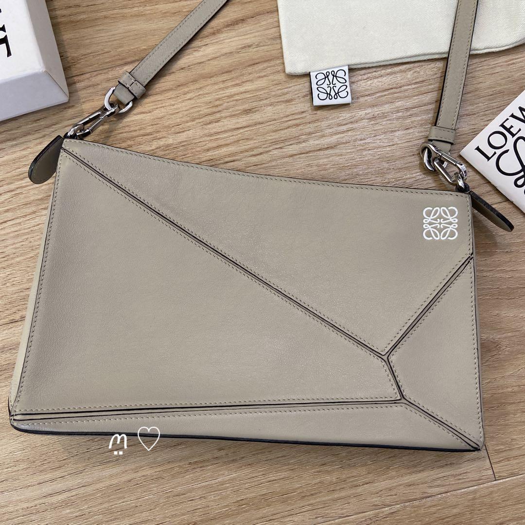 LOEWE ロエベ パズルポーチ ハンドショルダーバッグ クラッチ 美品-
