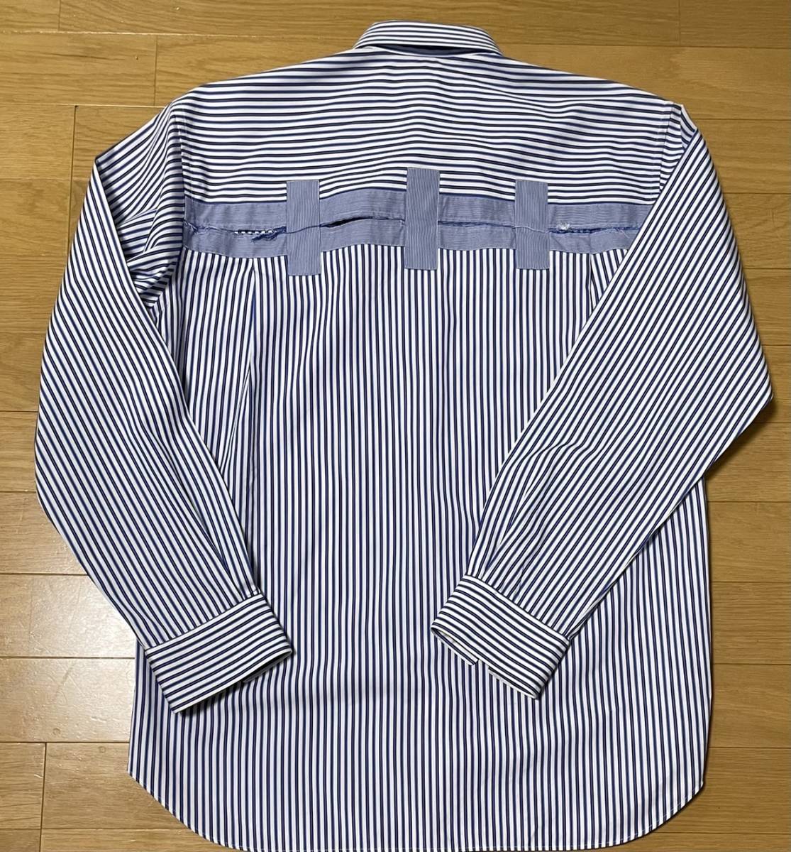 【美品】COMME des GARCONS SHIRT ブルー・ストライプシャツ Made in FRANCE 【美品】COMME des GARCONS SHIRT ブルー・ストライプシャツ Made in FRANCE