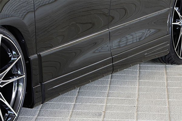毎日激安特売で 営業中です M'z SPEED サイドステップ ブラック塗装済
