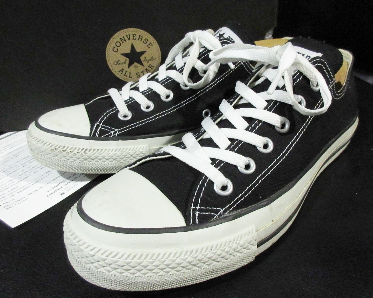 コンバース オールスター CONVERSE ALL STAR OX M9166 ブラック スニーカー_画像1