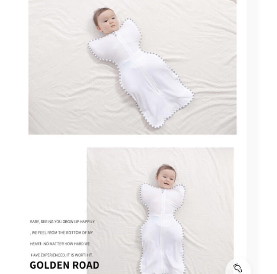  new goods newborn baby wonderful blanket swa dollar up baby. sleeper baby. crying . measures night crying . correspondence birth preparation extra attaching S white 