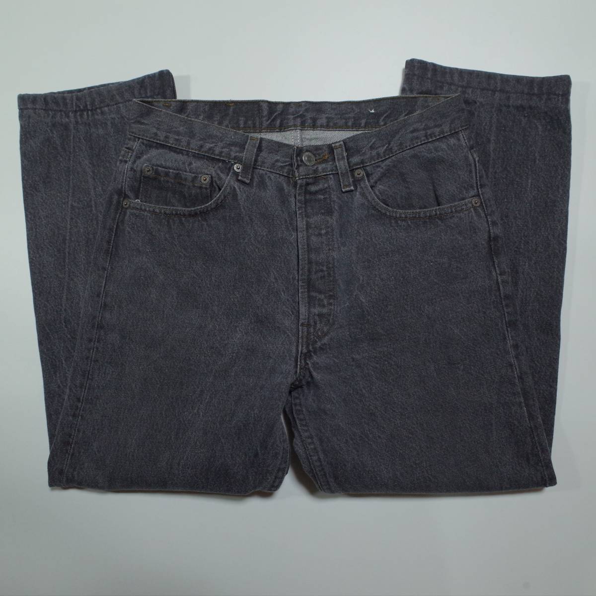80年代 90年代 新品 リーバイス 501 ショーツ サルファ染め 黒-