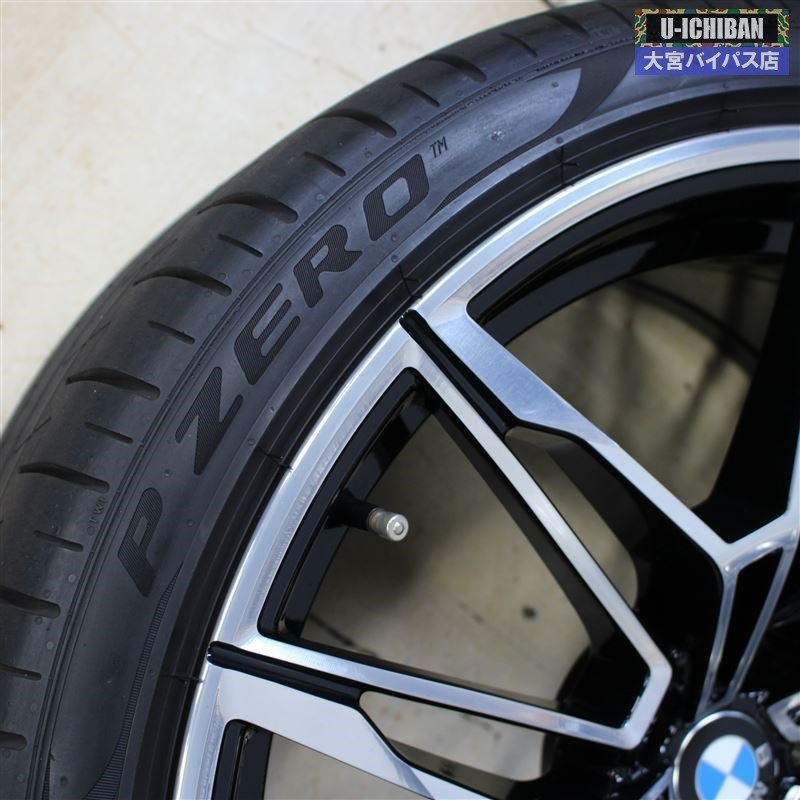 美品 BMW G80 M3純正 スタイリング828 M-Perfomance 19インチ 9.5J / 20インチ 10.5J 5H 112 P-ZERO 275/35ZR19 285/30ZR20 セット ◎▽004_画像6