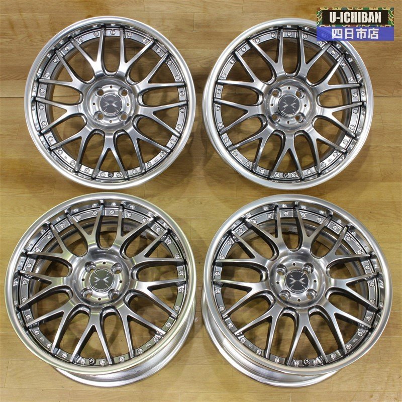 美品 weds マーベリック 709M 18インチ×7.5 +35(Lo) 4H 100 アルミ