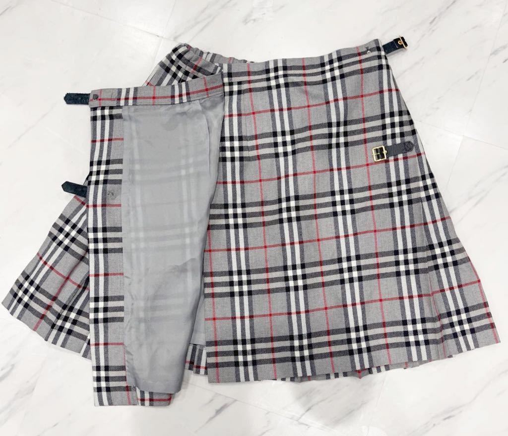 Burberry バーバリー スカート 正規品 160A Sサイズ 相当 美品 膝丈