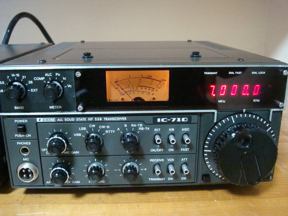 Yahoo!オークション - ICOM IC-710 HF100W 専用電源付 動作品 Yahoo!オークション - ICOM IC-710 HF100W 専用電源付 動作品