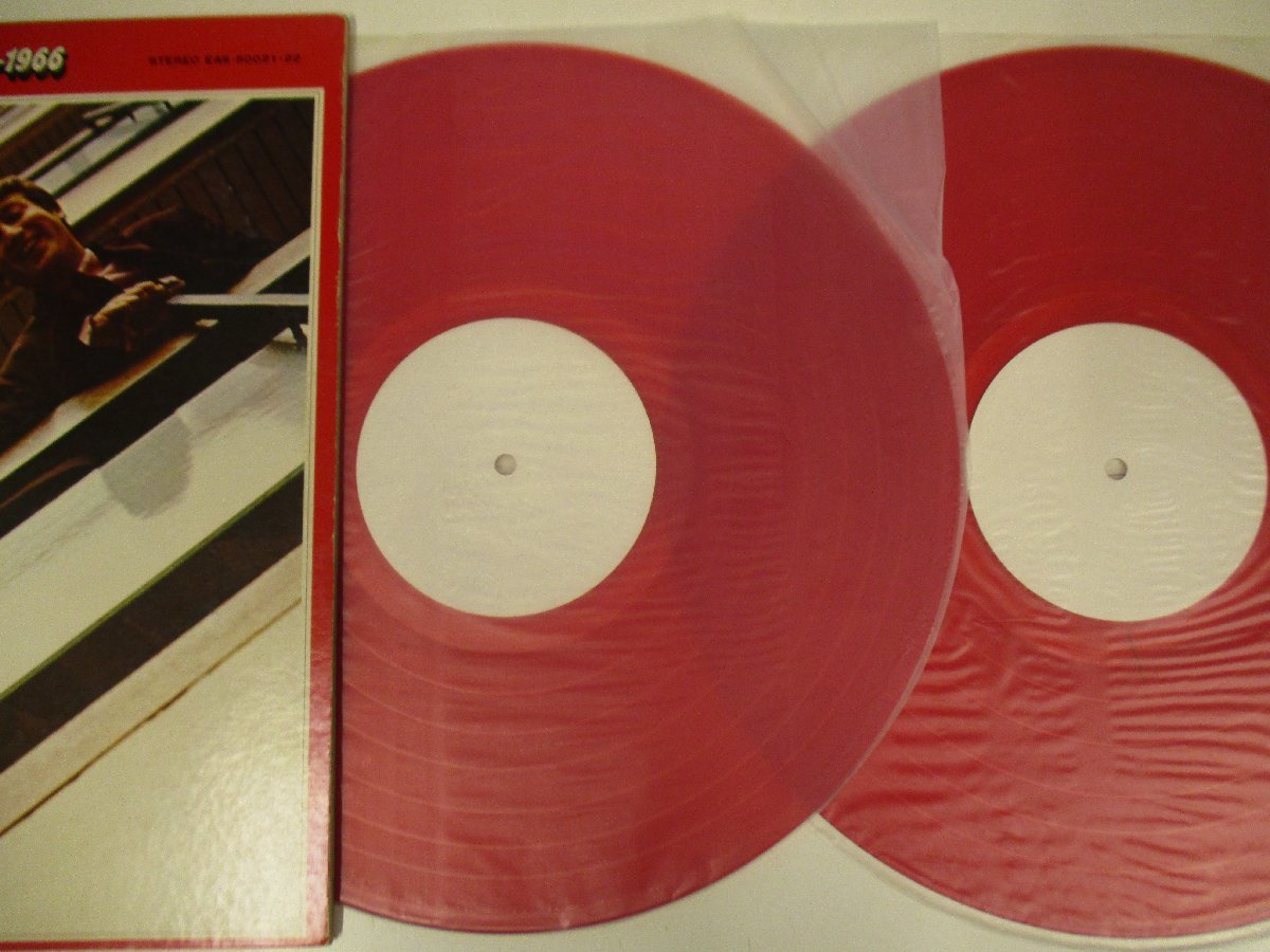国内盤テストプレス　クリアレッド盤2枚組『ザ・ビートルズ / 1962年～1966年』THE BEATLES 1962-1966 (Z9)