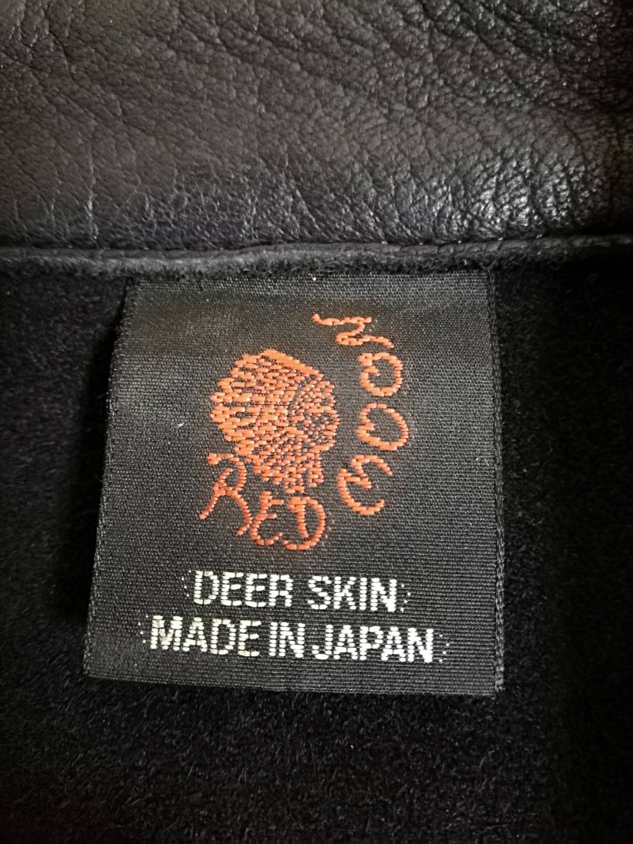 ☆送料無料☆レッドムーン☆ディアスキン☆red moon☆レザーシャツ