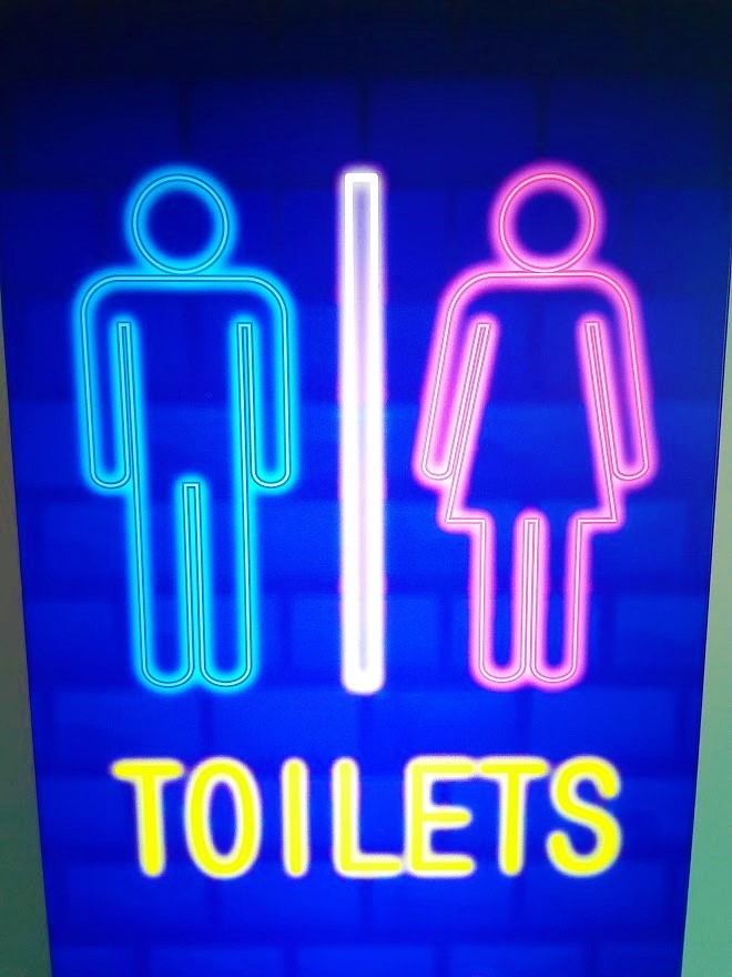 [M size ] toilet flight place cosmetics .TOILET rest room neon series store autograph lamp lighting signboard ornament miscellaneous goods light BOX lightning signboard illumination signboard 