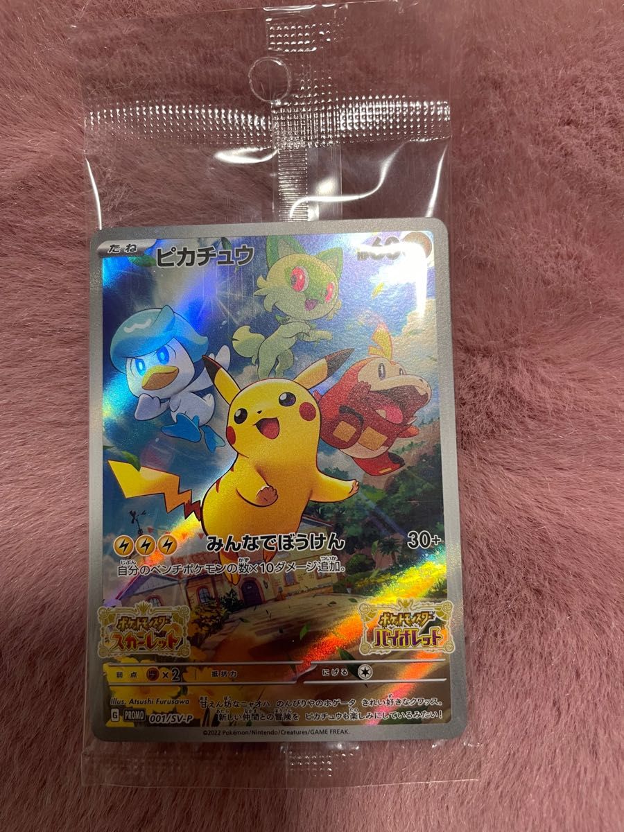 買い限定 未開封 ポケモンカード ピカチュウ みんなでぼうけん 8枚