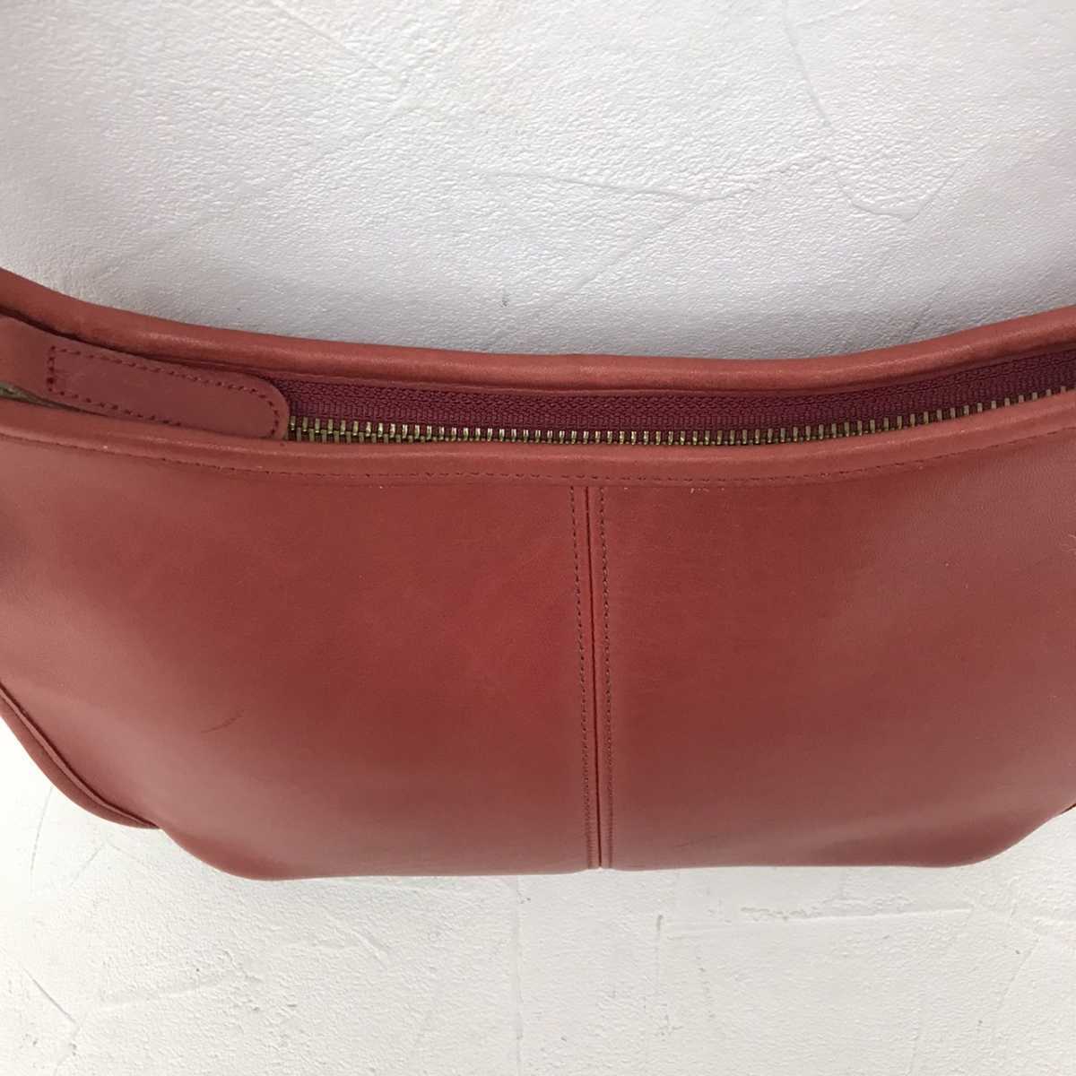 USA製 OLD COACH オールドコーチ 9025 本革 グローブレザー ワンショルダーバッグ トートバッグ ハンドバッグ ビジネスバッグ 鞄 かばん